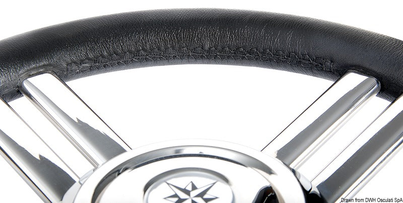 Magnifico steering wheel 3-spoke Ø 350 mm white - foto originale Osculati Srl