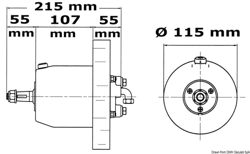 Ultraflex Silversteer pump UP39T-SVS - foto originale Osculati Srl