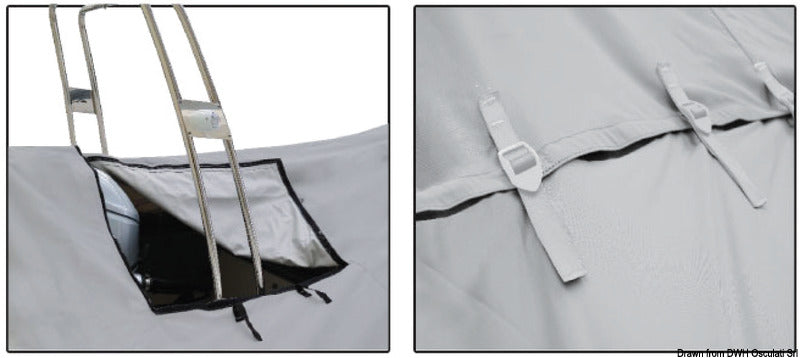 Oceansouth Tailored tarpaulin for dinghies 880/910 cm - foto originale Osculati Srl