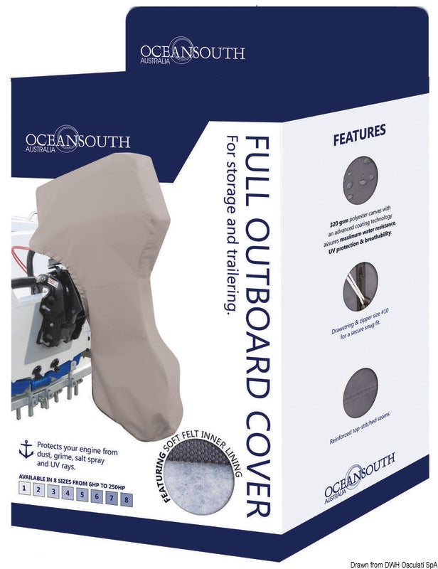 Oceansouth complete engine cover 115-150 HP - foto originale Osculati Srl