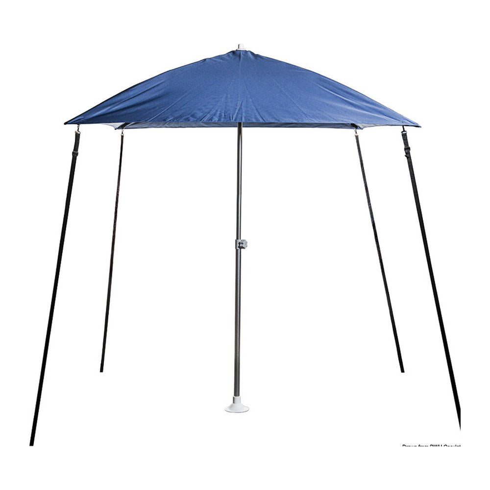 PARASOL folding sun umbrella f.boat blue navy - foto originale Osculati Srl
