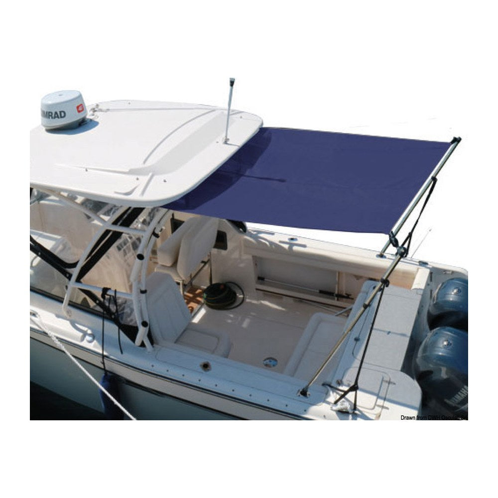 Oceansouth Bimini top w/telescopic arm f.T-Top 290/290/260 cm - foto originale Osculati Srl