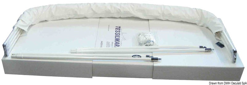 TESSILMARE Shade Master Fish white 140/160cm - foto originale Osculati Srl
