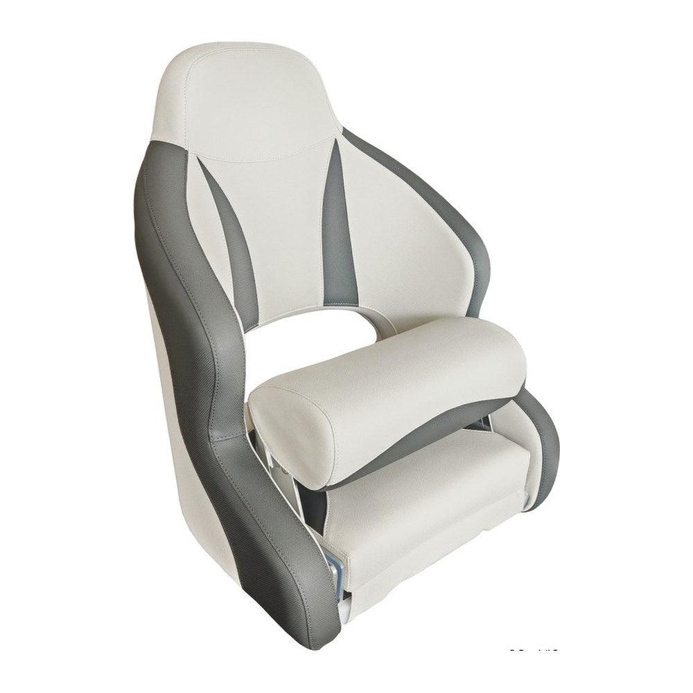 Ergonomic padded seat H52 bolster light/darkgray - foto originale Osculati Srl