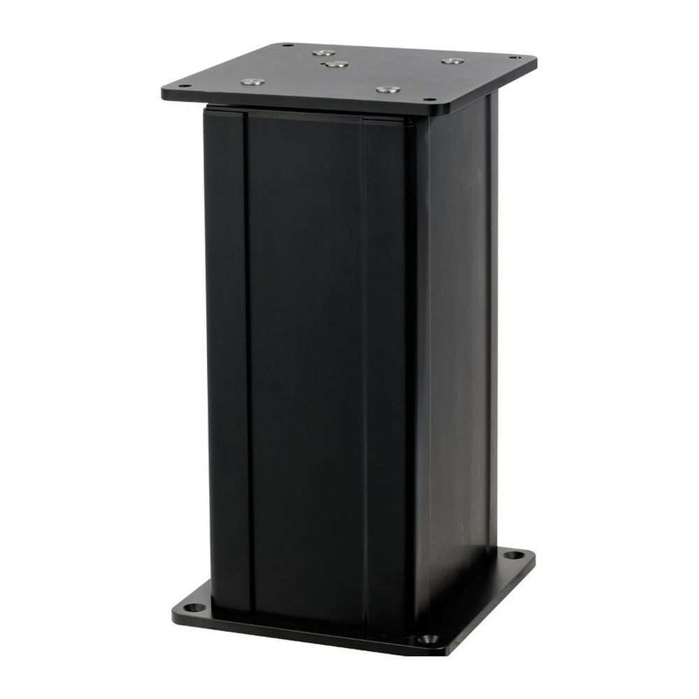 Three-stage electric table pedestal (378-778mm) 12 V silver - foto originale Osculati Srl