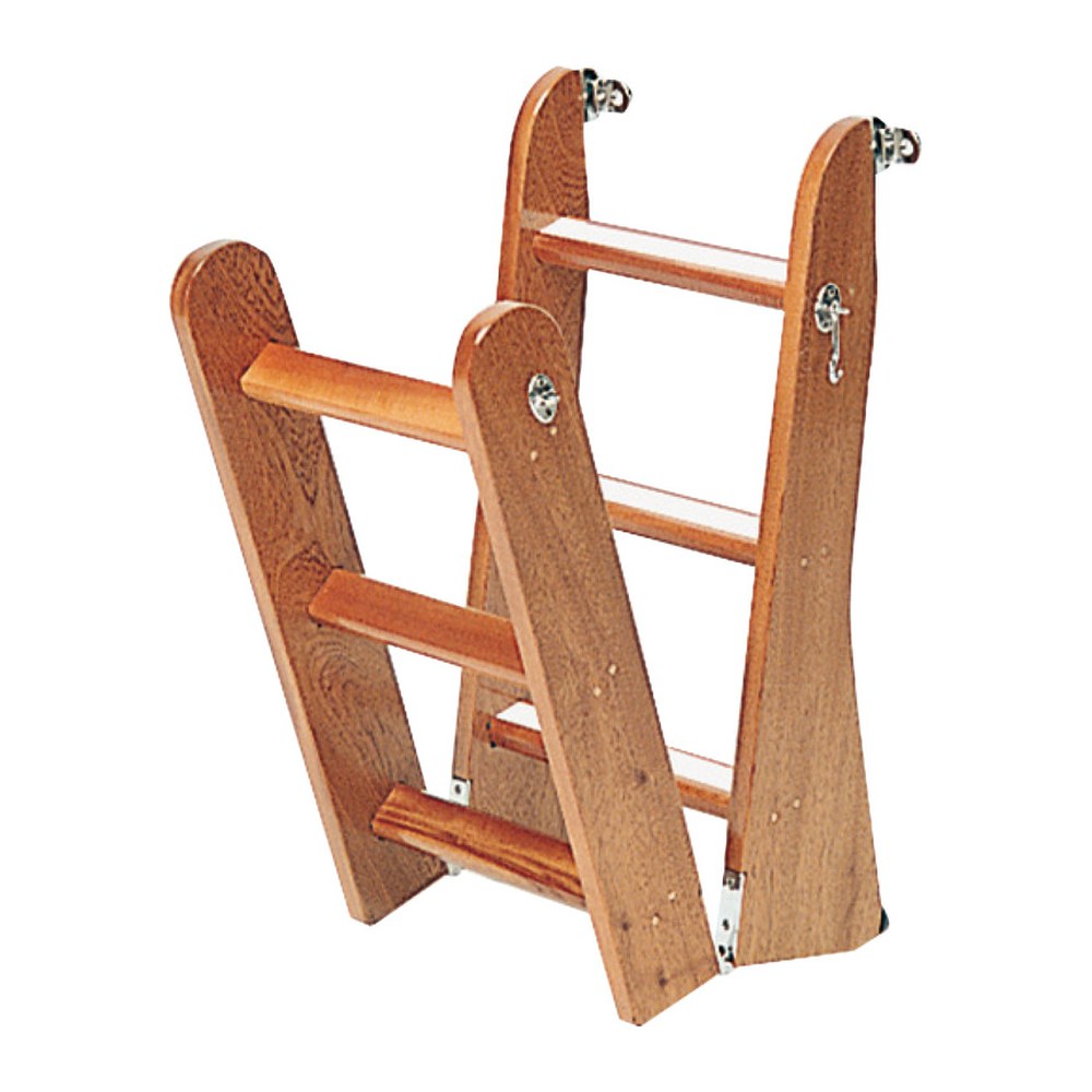 Mahogany ladder 6 steps - foto originale Osculati Srl