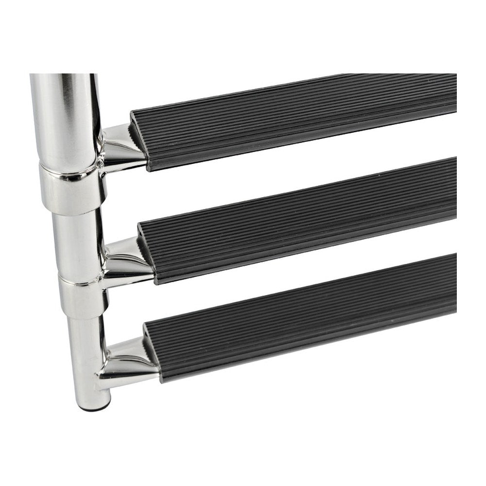 Telescopic large ladder AISI316 5 steps - foto originale Osculati Srl