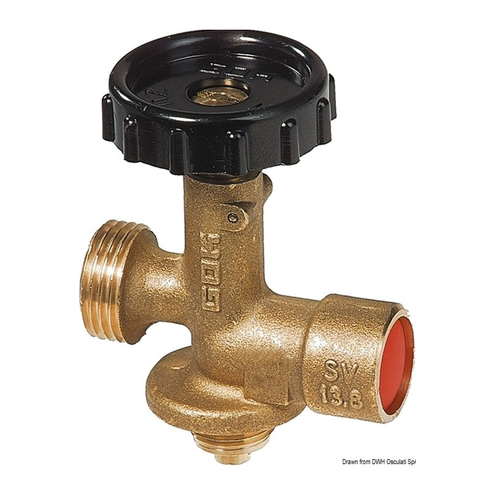 GOK Remote Campingaz bottle kit + pressure regulator - foto originale Osculati Srl