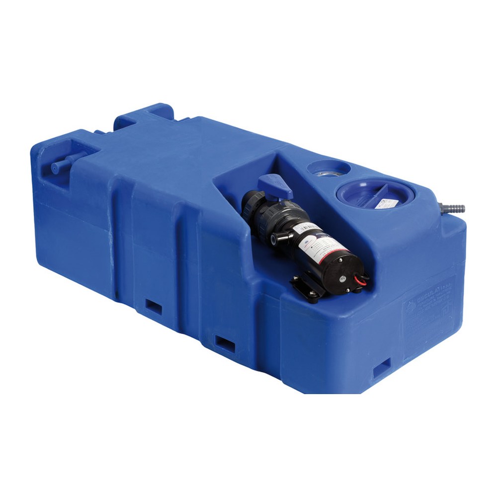 Waste water tank w/macerator 24 V 70 l - foto originale Osculati Srl