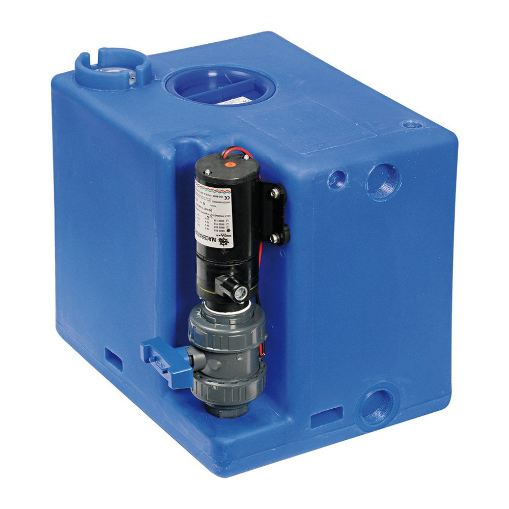 Waste water tank w/macerator 12 V 52 l - foto originale Osculati Srl