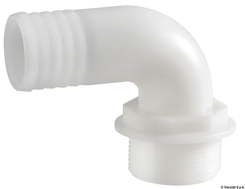 Hose adapter 1"1/2 x 38 mm 90° (pack of 10) - foto originale Osculati Srl