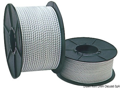Shock cord reel black 6 mm (pack of 100) - foto originale Osculati Srl