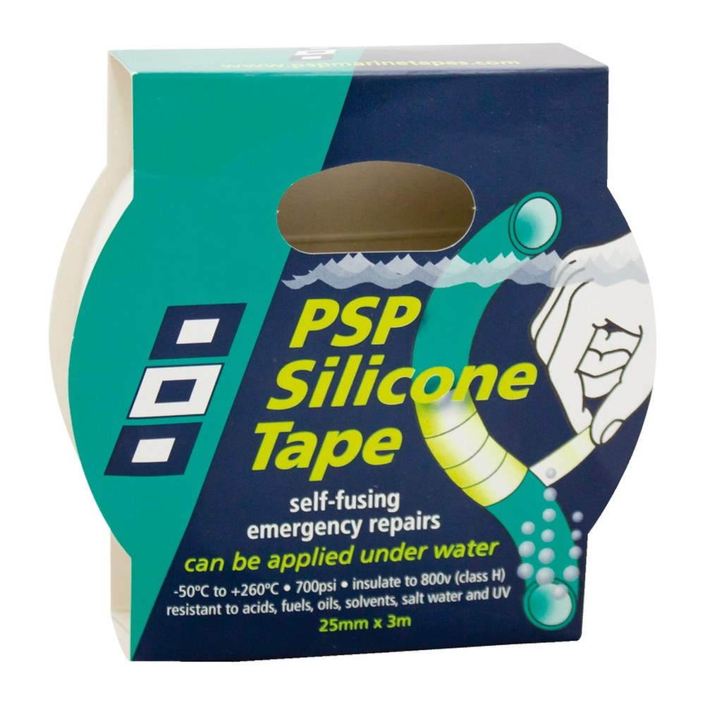 PSP Marine Tapes Self-vulcanising silicon tape white 25mm x 3 m - foto originale Osculati Srl