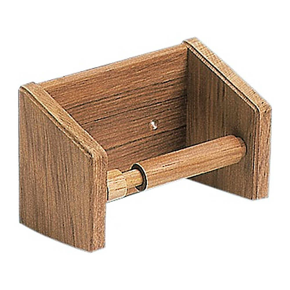 ARC Teak toilet paper holder 175x100x112 mm - foto originale Osculati Srl
