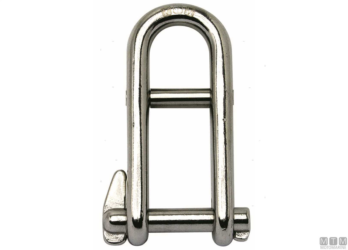 Key pin shackle 2 pins Ø5 mm stainless steel captive pin M-CARD - original photo Motomarine Srl