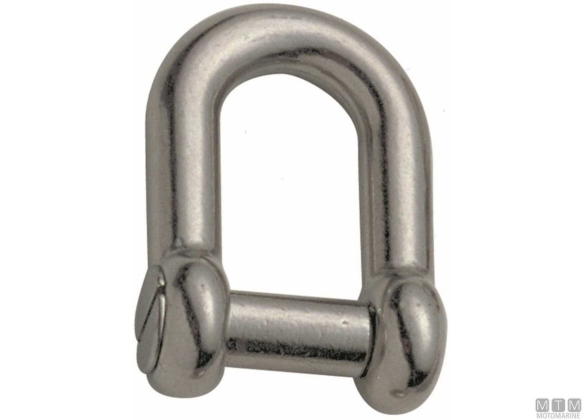 Screw pin shackle Ø6 mm stainless steel 316 - original photo Motomarine Srl