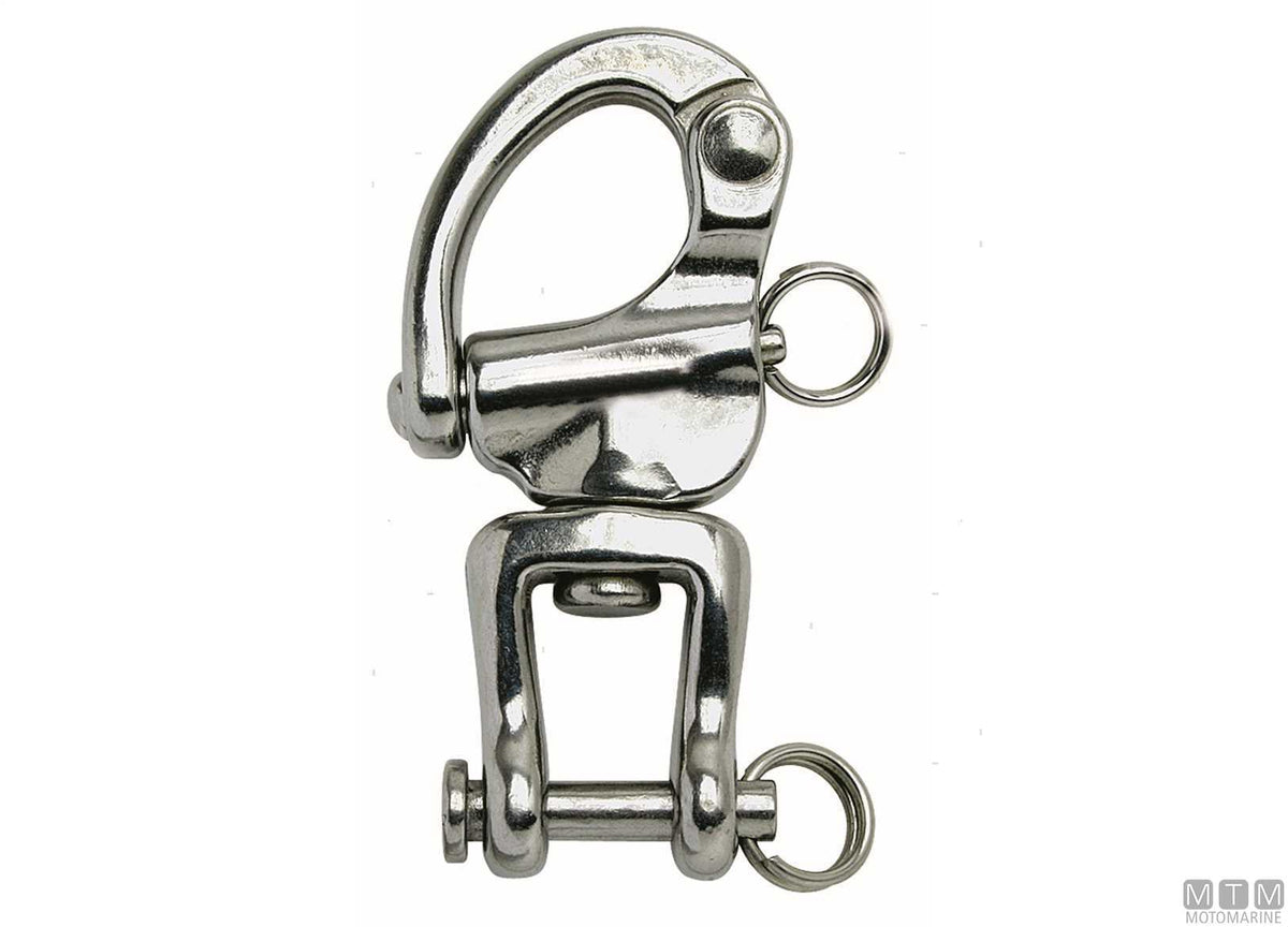 Spinnaker quick release snap shackle with shackle L94 mm, 316 stainless steel - original photo Motomarine Srl