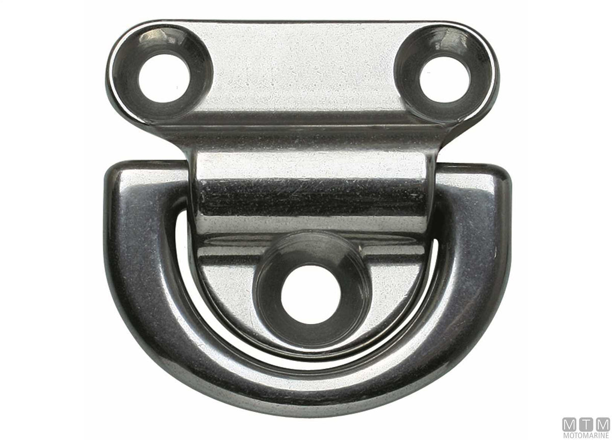 Ring plate 3 holes Ø6 mm stainless steel 316 - original photo Motomarine Srl