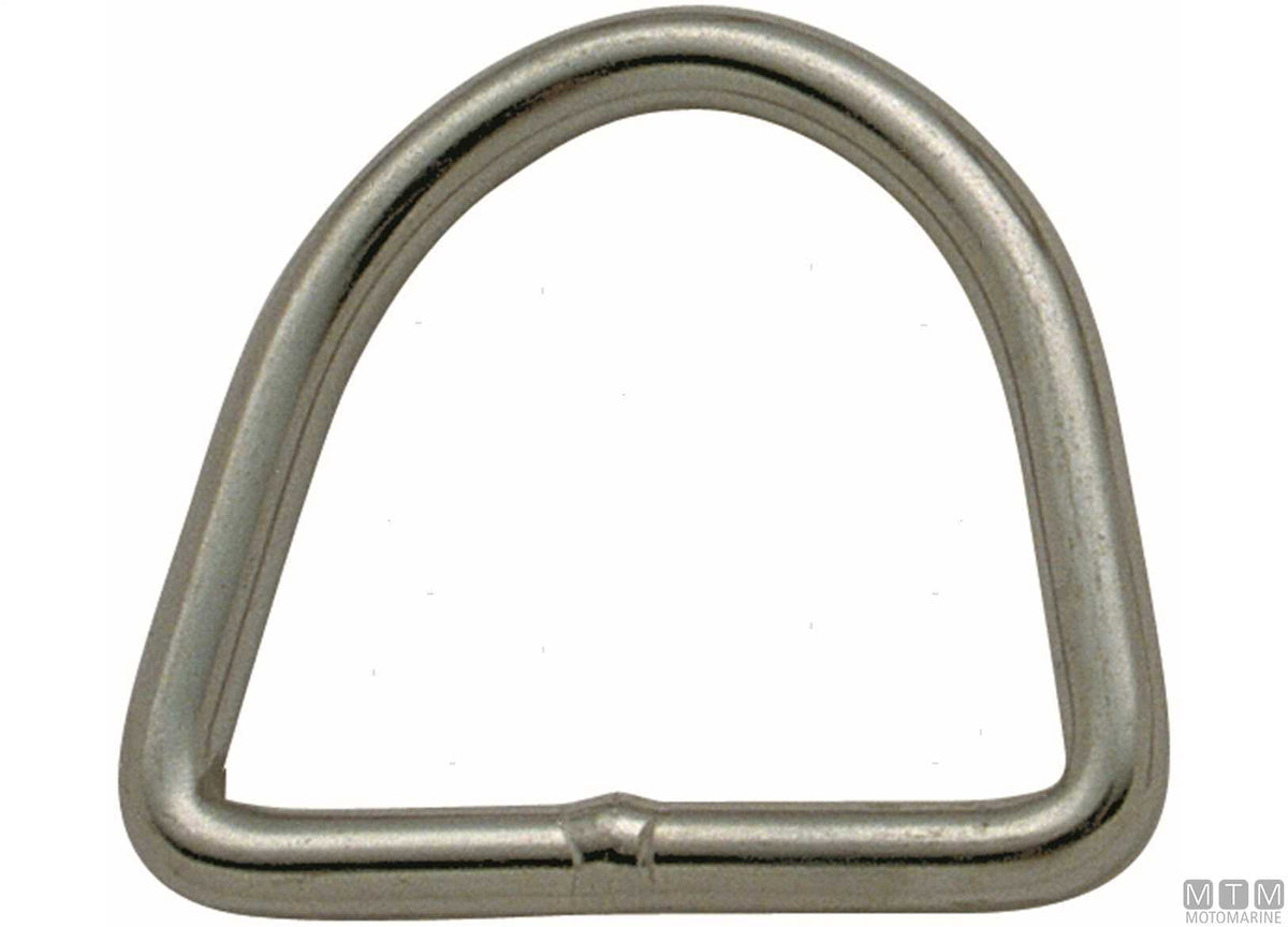 D-ring Ø4x30 mm stainless steel 316 - original photo Motomarine Srl