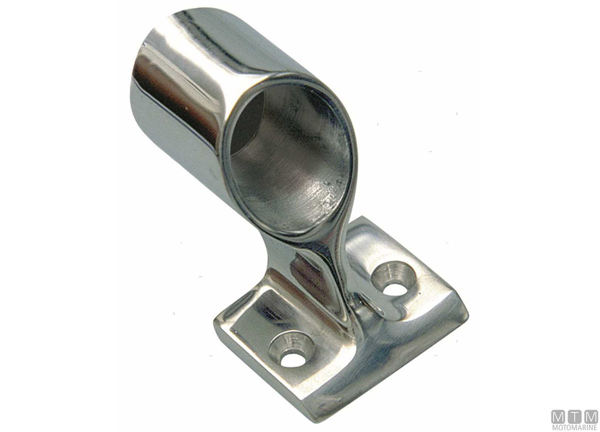 Left end support New Line D22 mm, stainless steel 316 - original photo Motomarine Srl