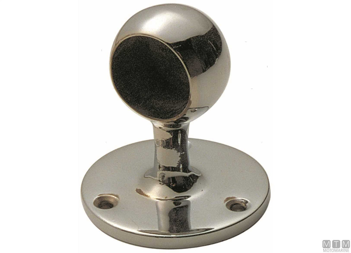 Through support D35 mm, chrome-plated brass - original photo Motomarine Srl