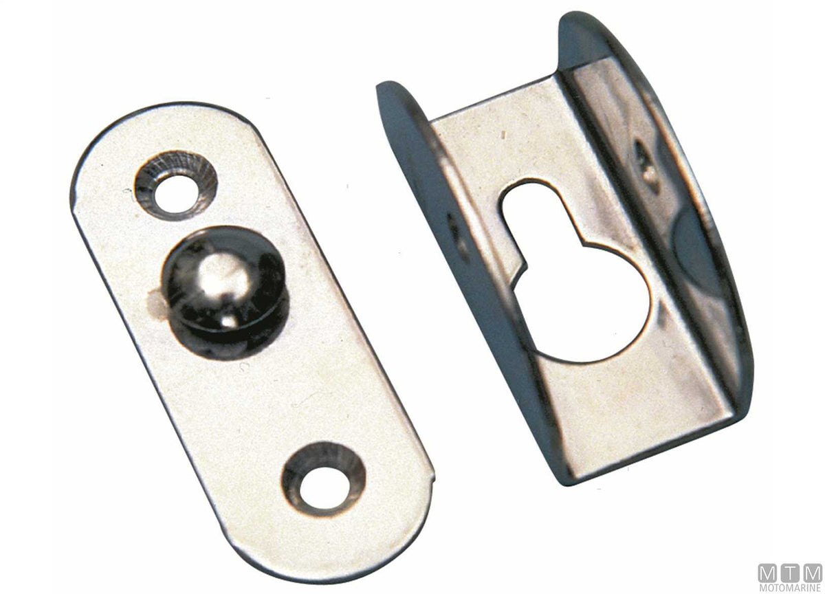 Removable fitting for tube Ø25 mm stainless steel 316 - original photo Motomarine Srl