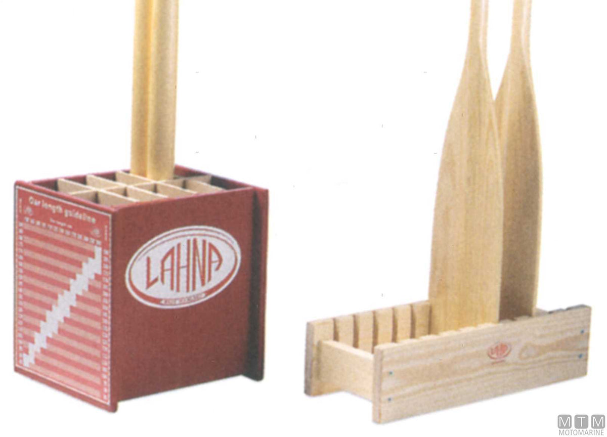 Display stand for paddles - original photo Motomarine Srl