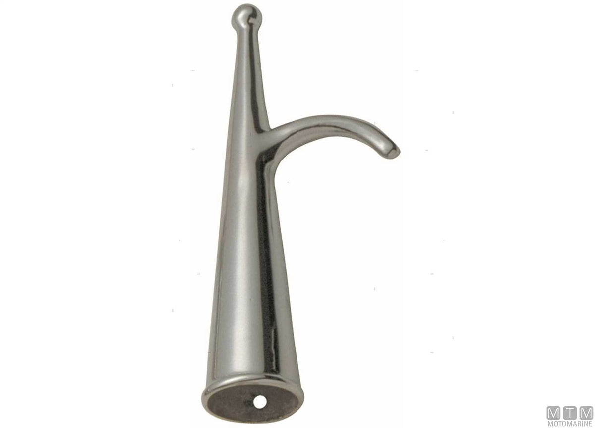 Boat hook head Ø28 mm, chromed brass - original photo Motomarine Srl