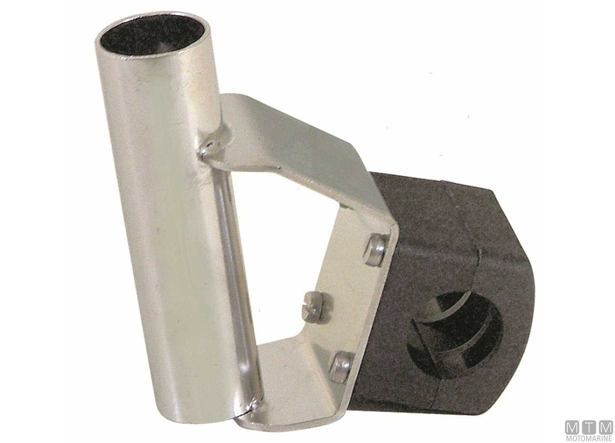 Swivel clamp base Ø25 mm in stainless steel - original photo Motomarine Srl