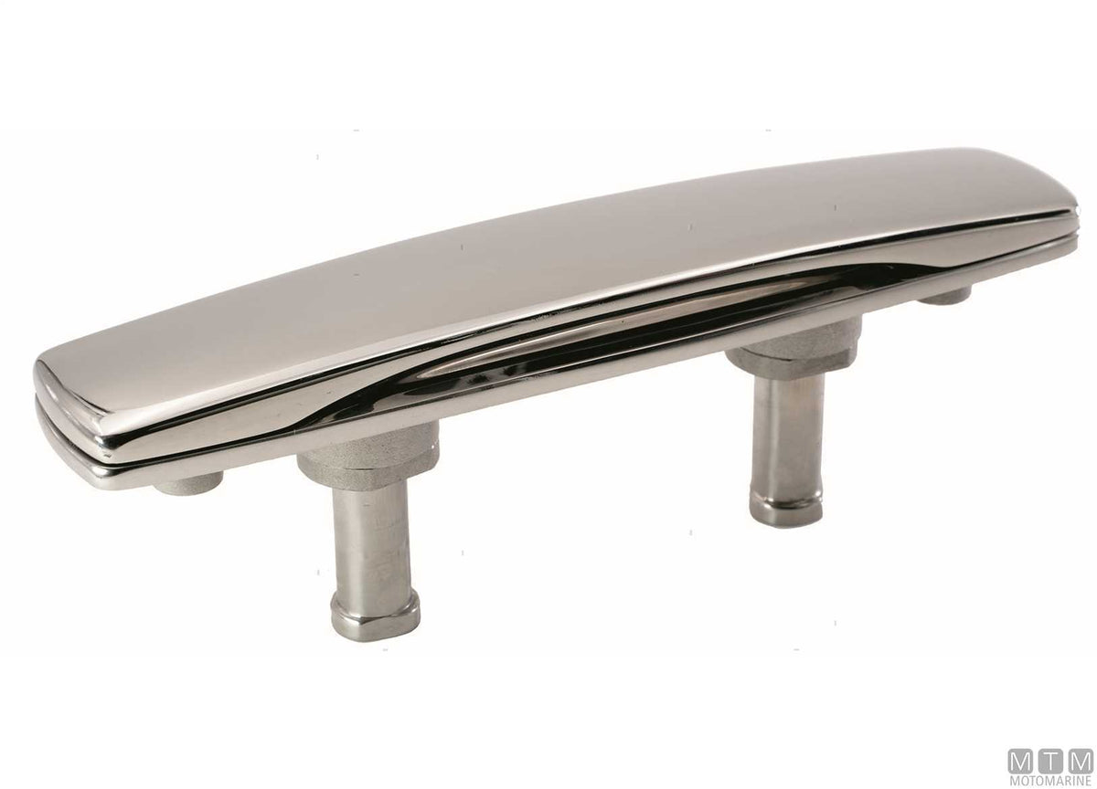 F-Line flush cleat 180 mm stainless steel 316 - original photo Motomarine Srl