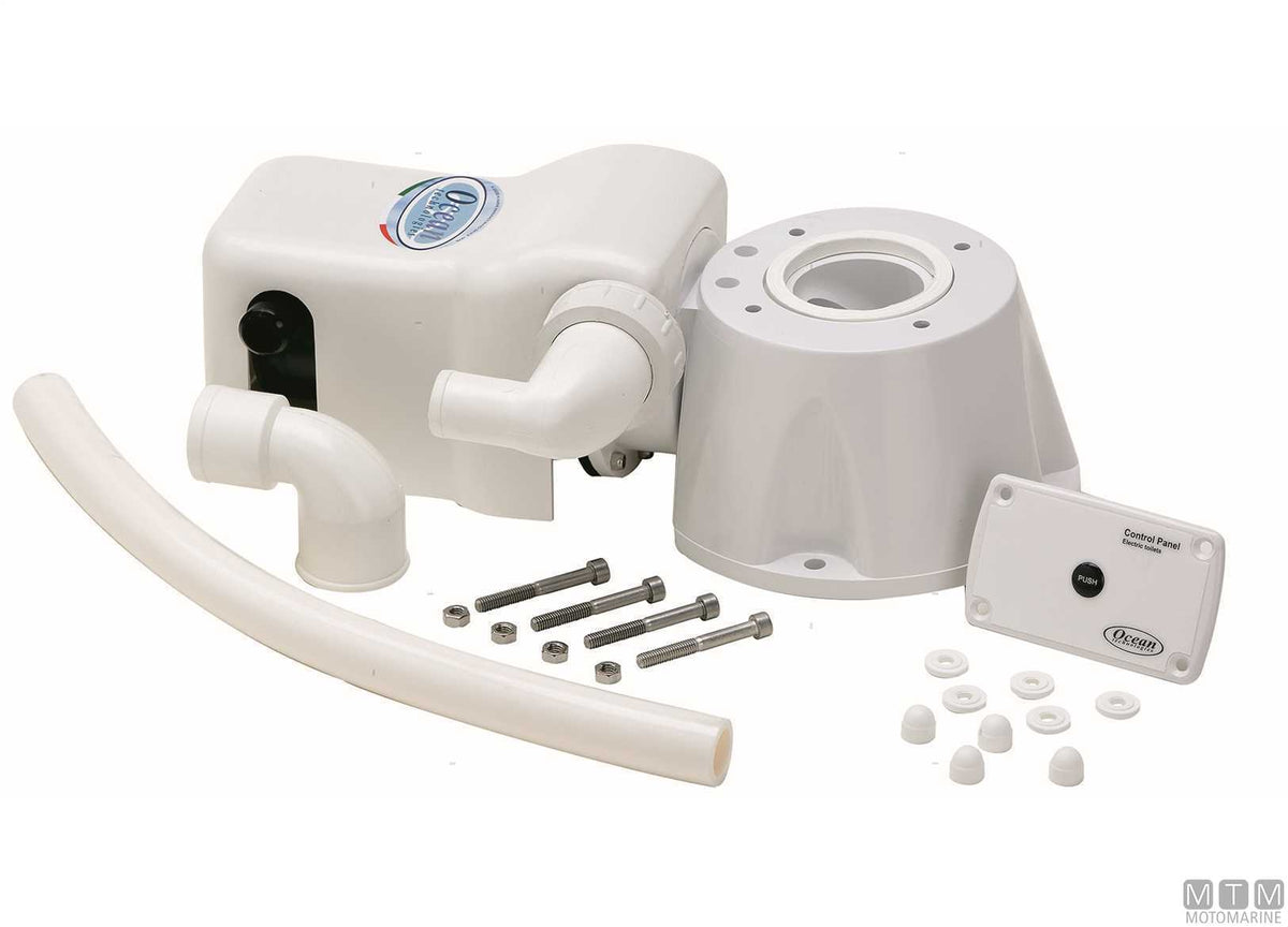 Ocean Evolution toilet macerator pump kit 12V - original photo Motomarine Srl