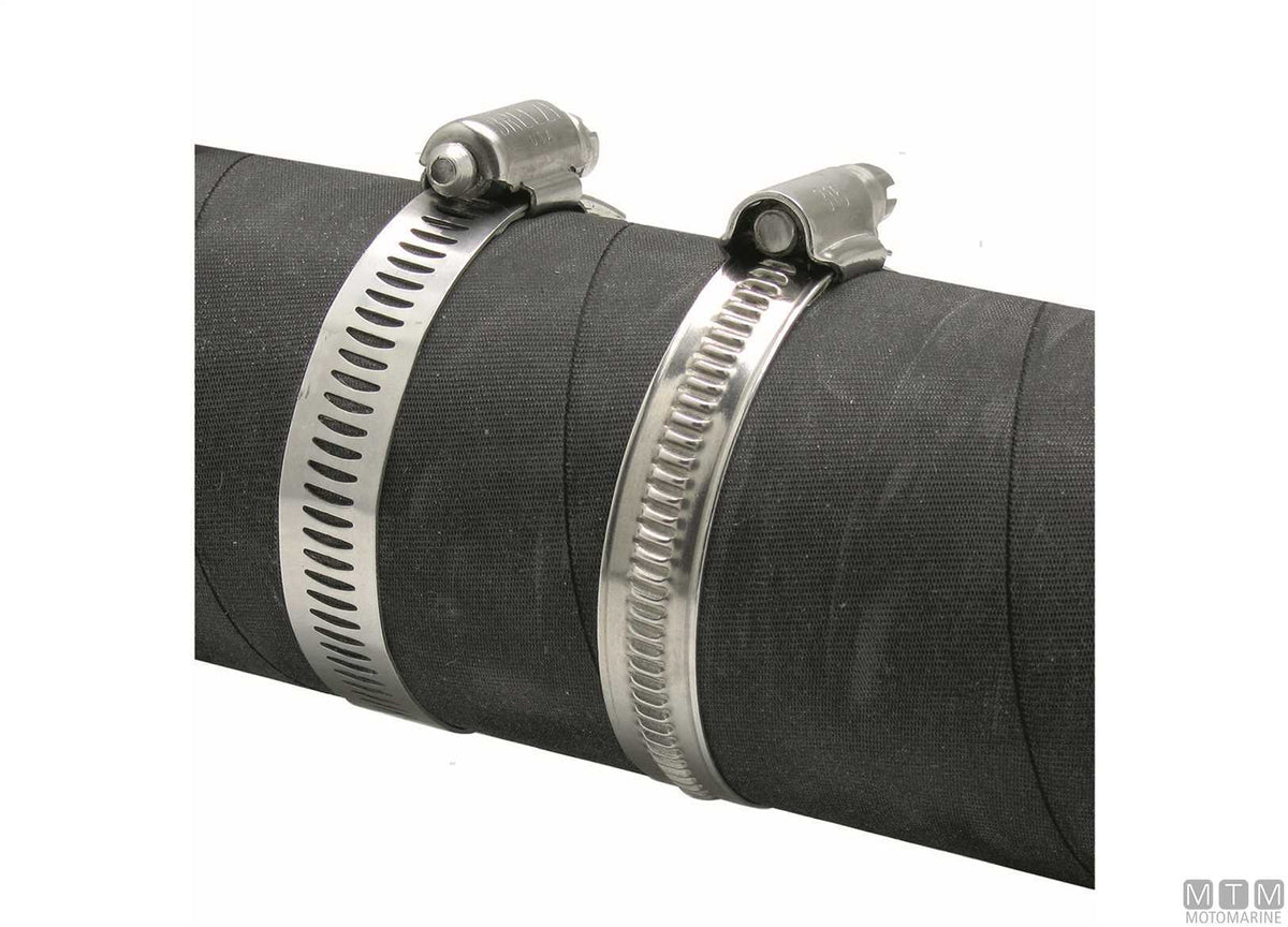 Hose clamp DIN12 70-90 mm stainless steel - original photo Motomarine Srl
