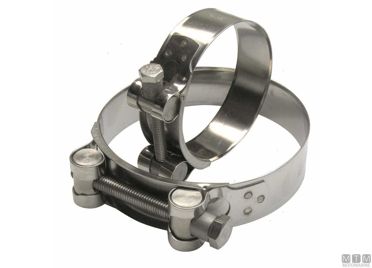 Stainless steel 316 hose clamp 175-187 mm - original photo Motomarine Srl