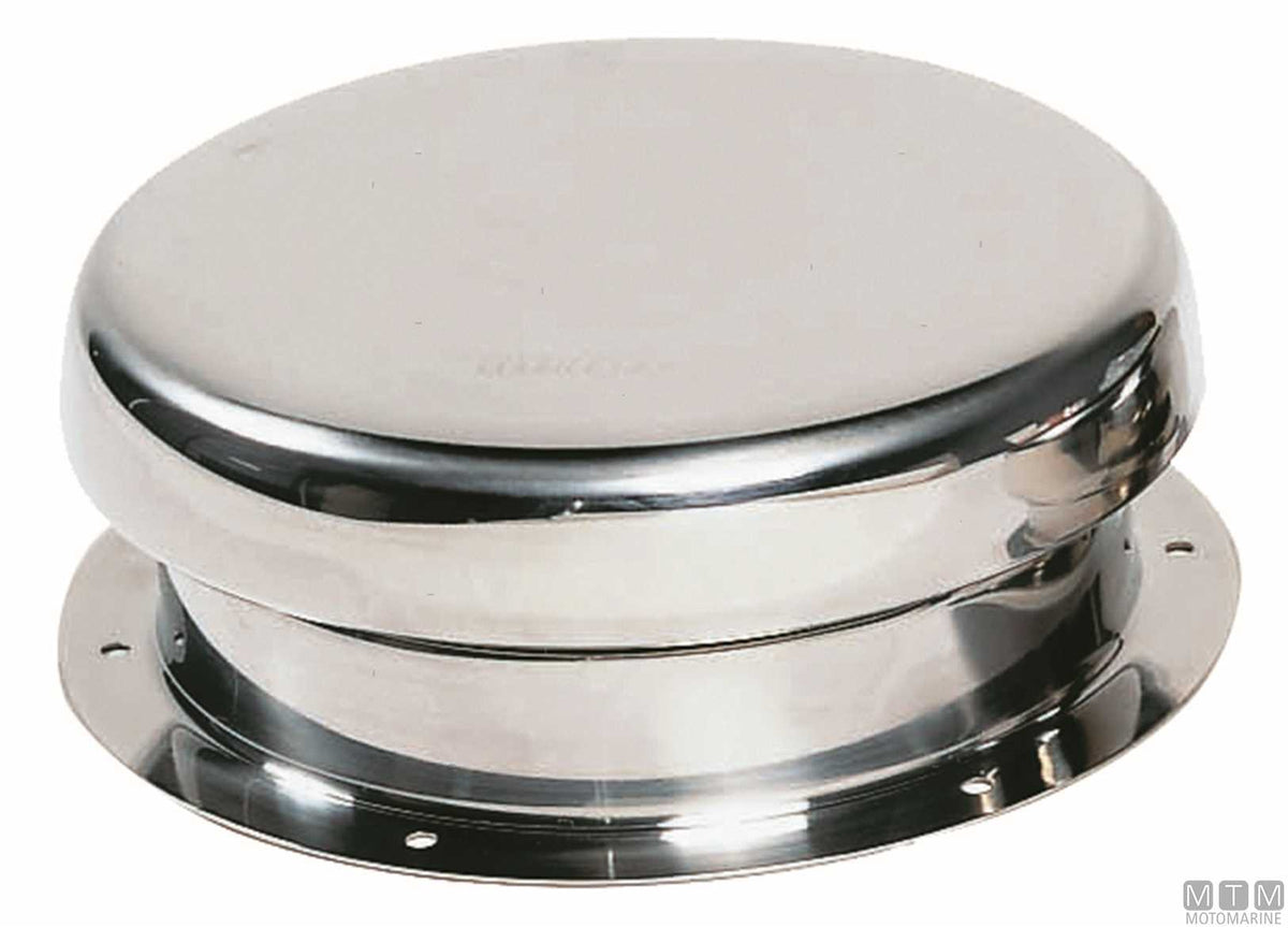 Mushroom vent Ø117 mm, stainless steel - original photo Motomarine Srl