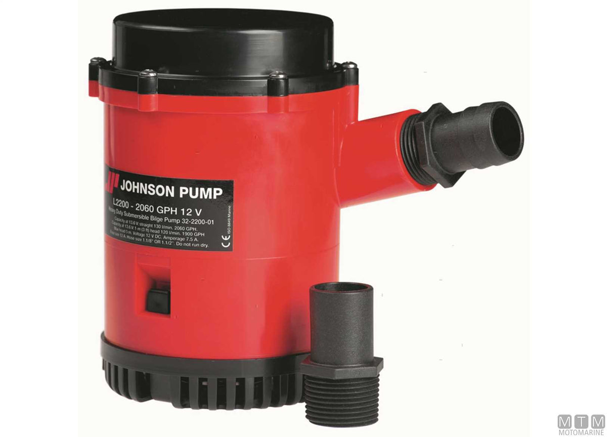 Bilge pump Johnson HD 4000 24 V - original photo Motomarine Srl
