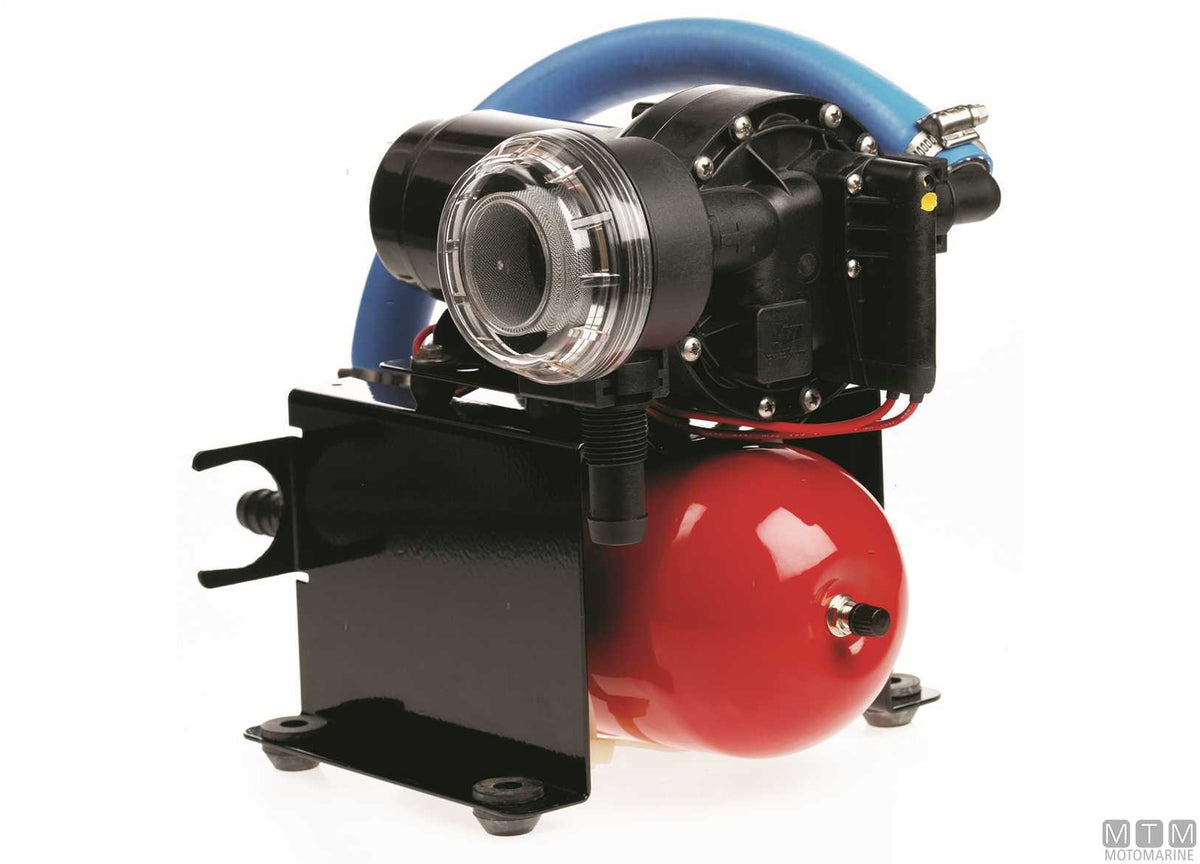 Johnson Aquajet Uno System 20 L 24V pressure water pump - original photo Motomarine Srl