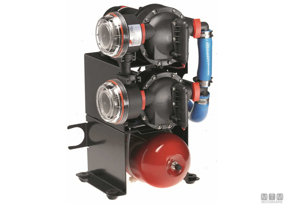 Johnson Aquajet Duo System 40 L 24V pressure water pump - original photo Motomarine Srl