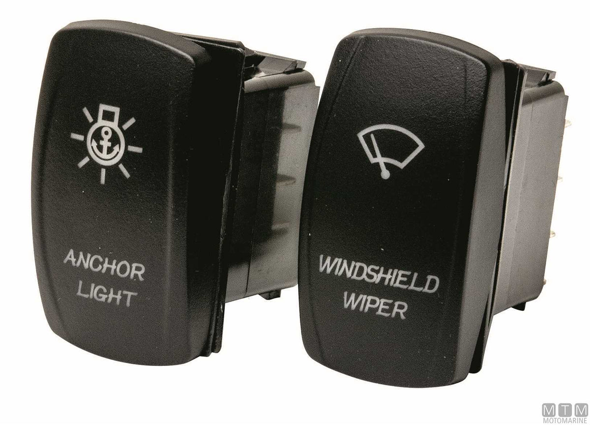 ON-OFF switch Navigation Light 20 A 4 terminals - original photo Motomarine Srl