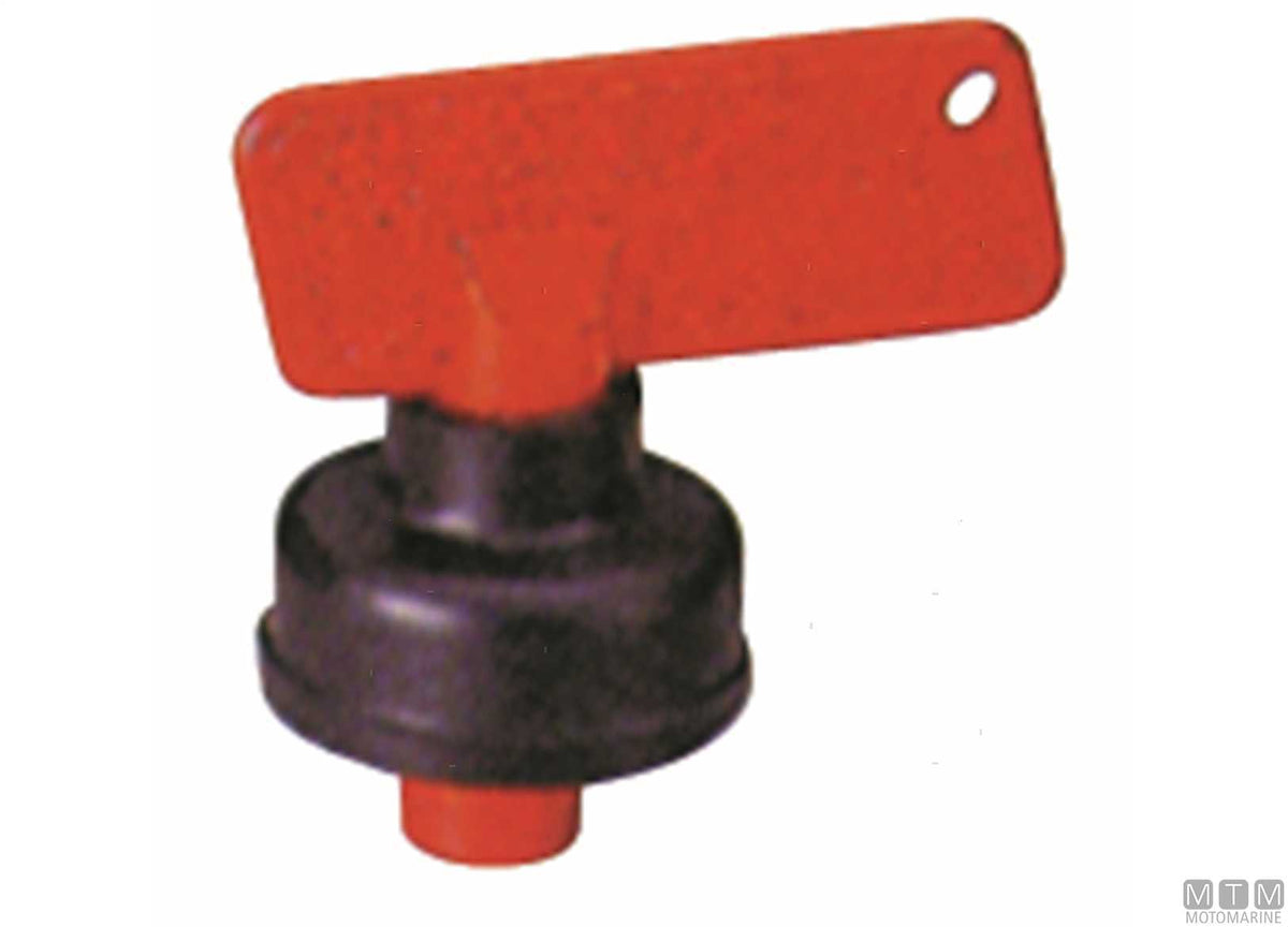 Spare key for battery disconnect switch 2103000 with cap - original photo Motomarine Srl