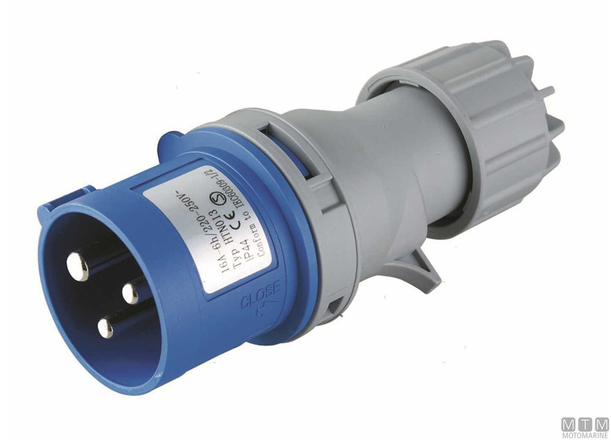 CE socket IP44 230V 32A - original photo Motomarine Srl