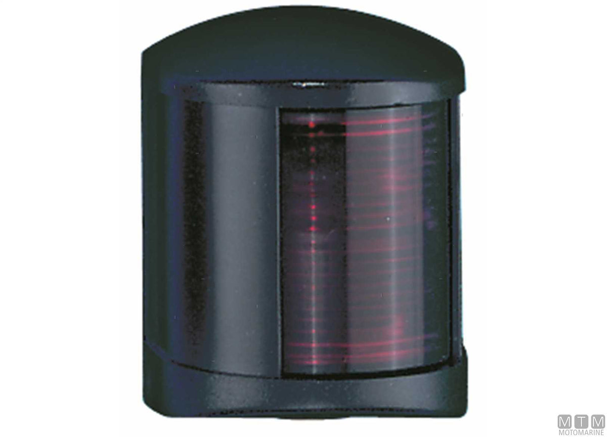 Combined red/green navigation light Midi black 58x74 mm - original photo Motomarine Srl