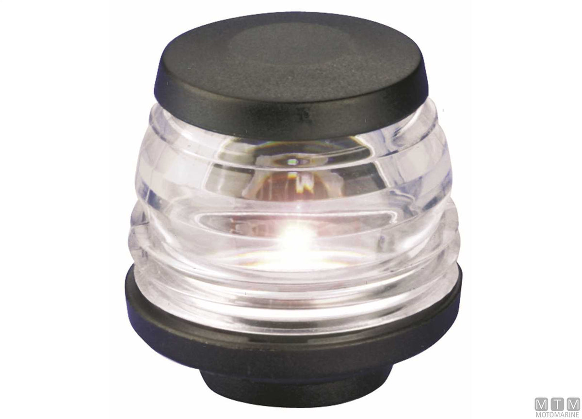 Black base for pole-mounted navigation lights - original photo Motomarine Srl