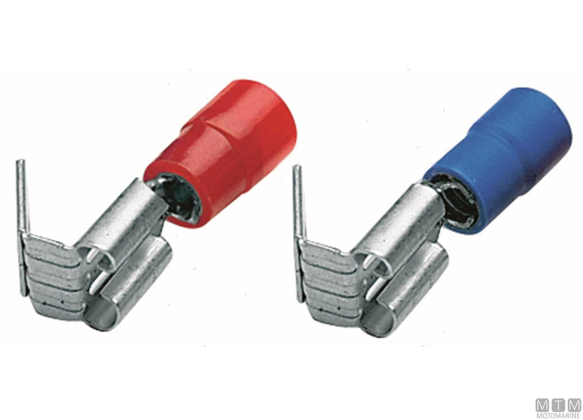 Male-female push-on connector, cable 1.5-2.5 mm, pack of 100 - original photo Motomarine Srl