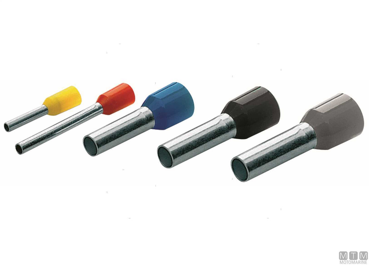 Cable ferrule 6 mm² pack of 100 pcs - original photo Motomarine Srl