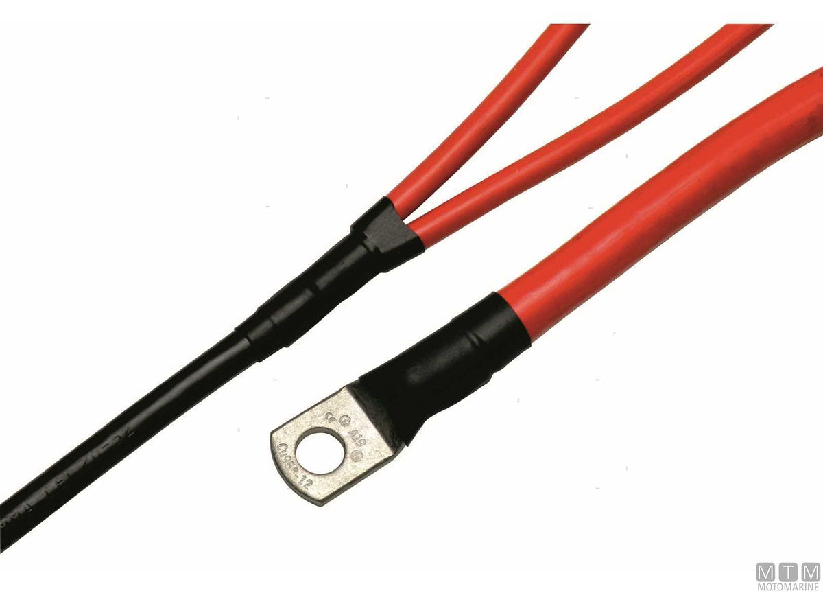 Termoblock black heat-shrink sleeve 3-6.5 mm 10 m - original photo Motomarine Srl