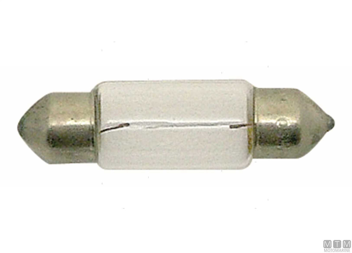 Festoon bulb 24V 10W - original photo Motomarine Srl