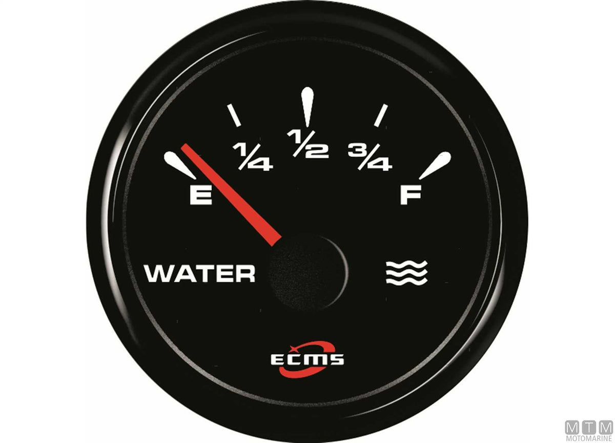 Ammeter 80 A All Black - original photo Motomarine Srl