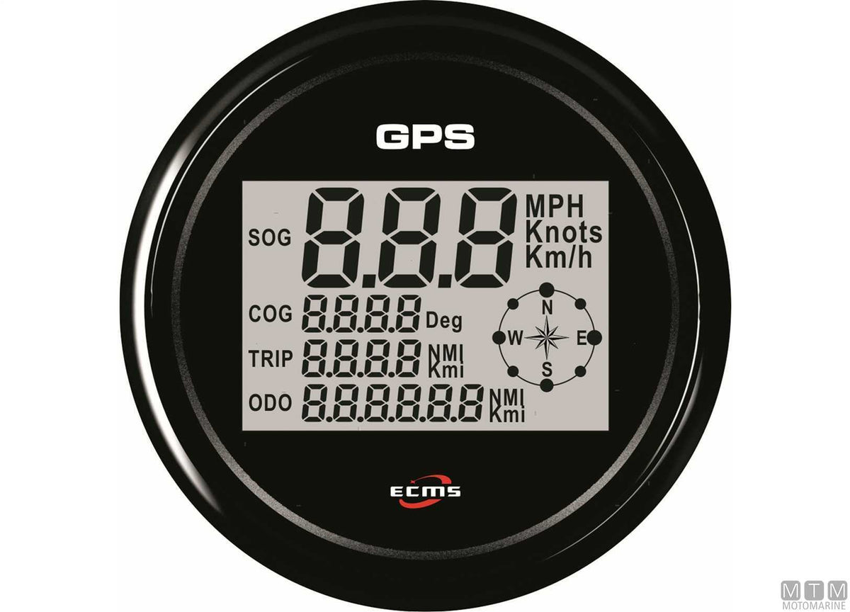 GPS speedometer All Black - original photo Motomarine Srl