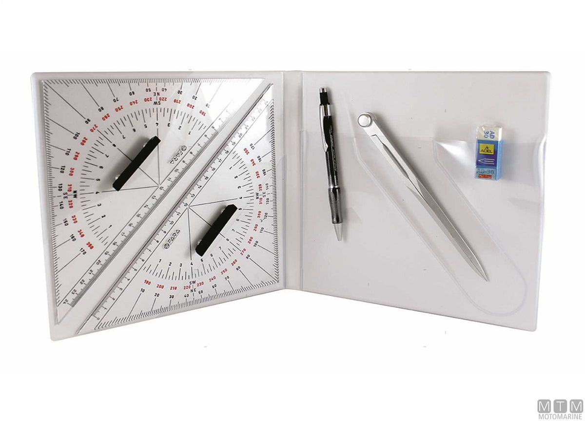 Chart plotting set medium - original photo Motomarine Srl