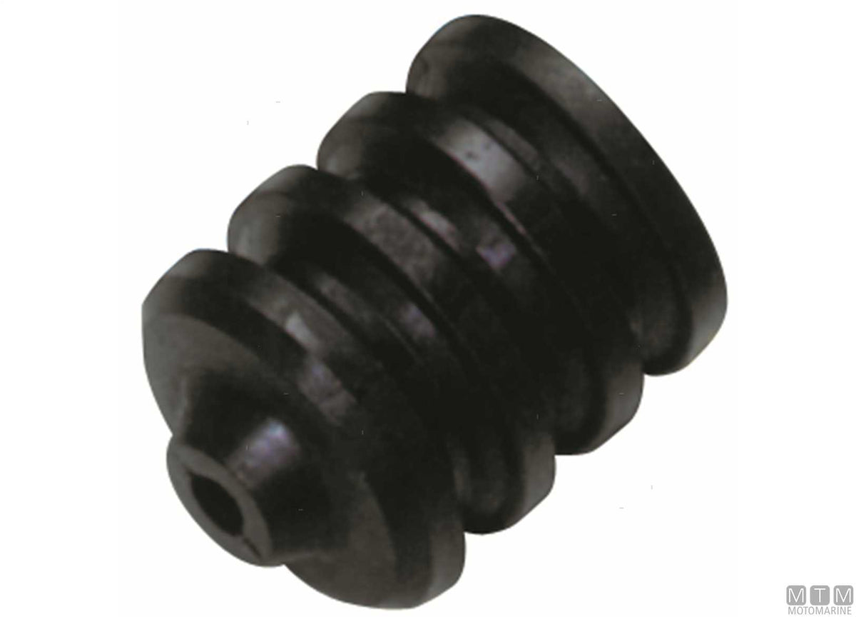 Rubber side roller for trailers 105x85 mm bore Ø15 mm - original photo Motomarine Srl